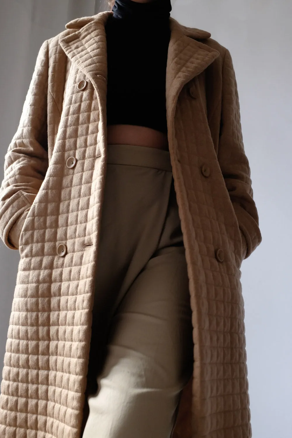 0063_QUILTED CAMEL WOOL COAT