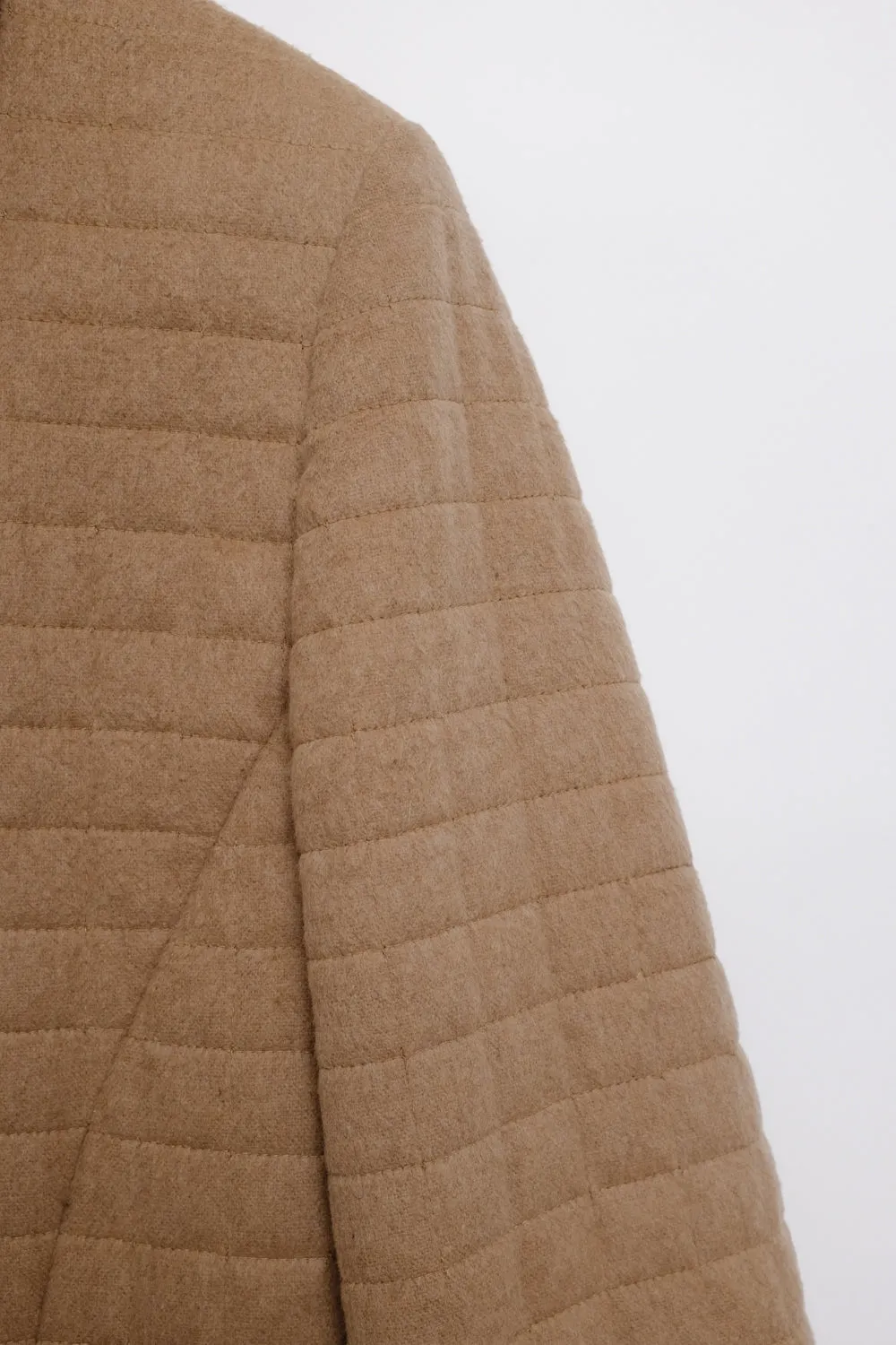 0063_QUILTED CAMEL WOOL COAT