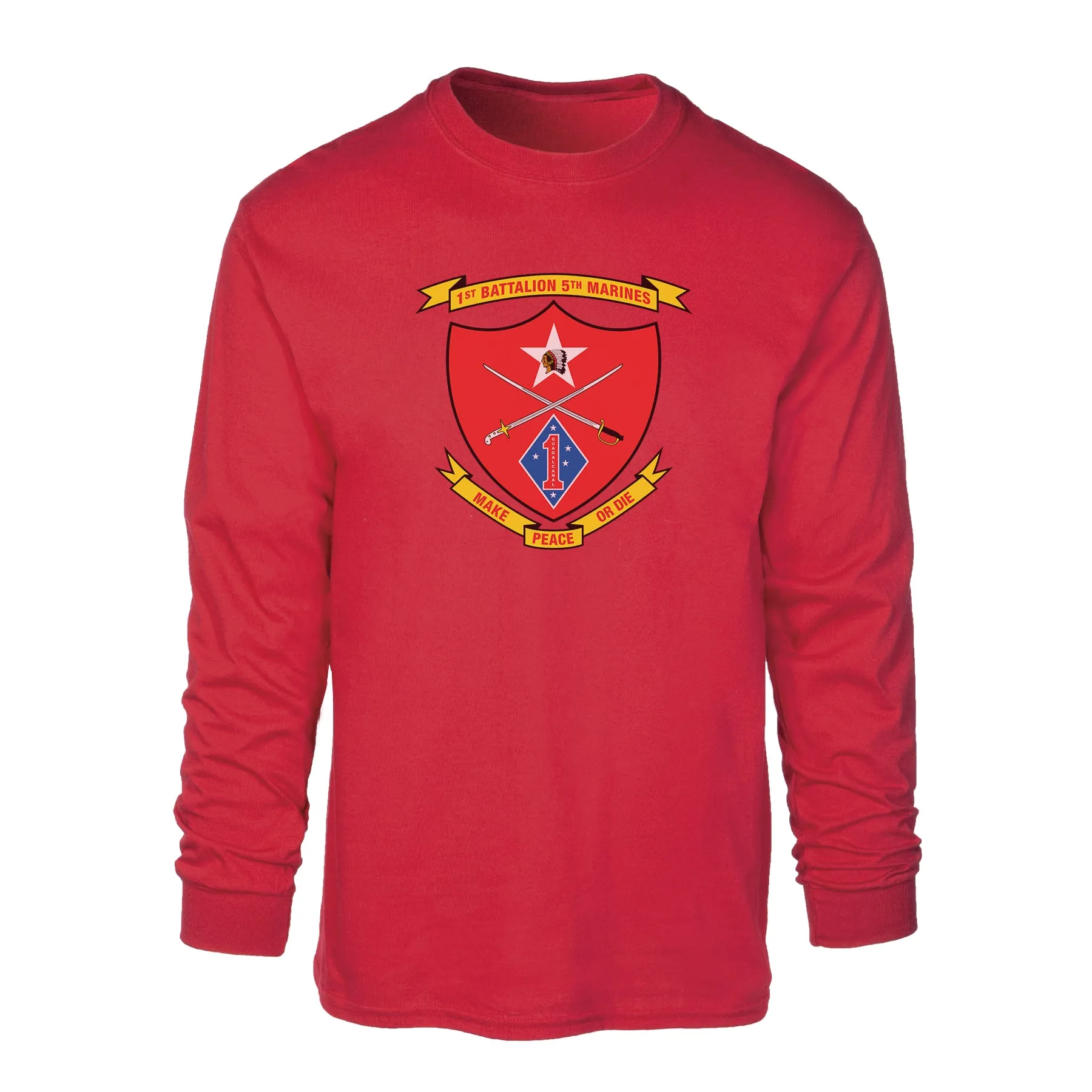 1st Battalion 5th Marines Long Sleeve Shirt