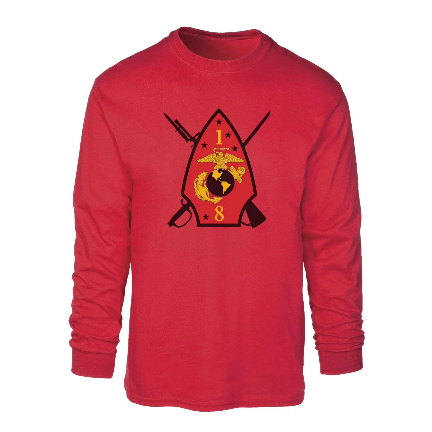 1st Battalion 8th Marines Long Sleeve Shirt