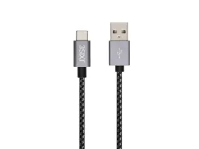 3sixT BLACK Cable - USB-A to USB-C -  30cm