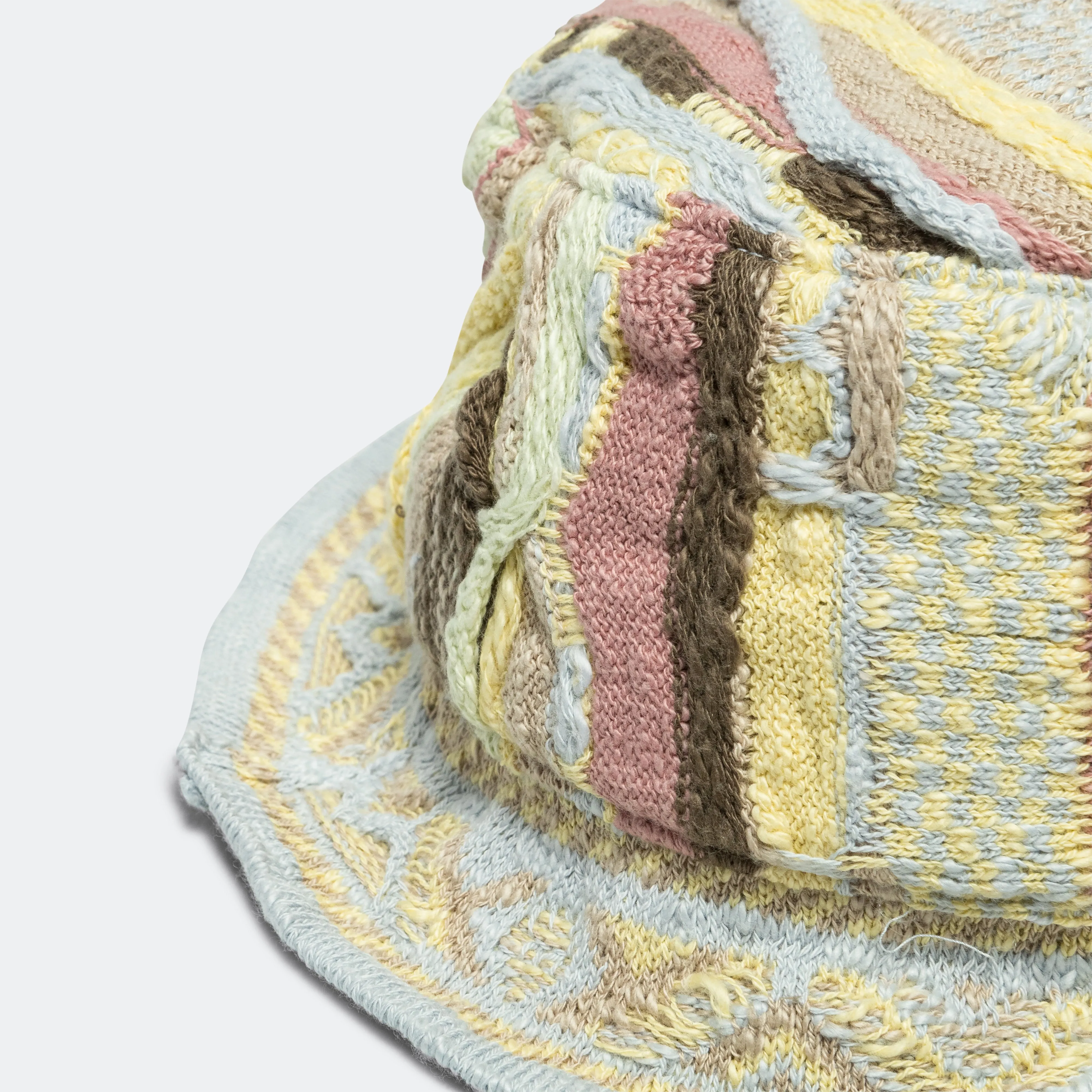 7G Knit GAUDY Bucket Hat - Yellow