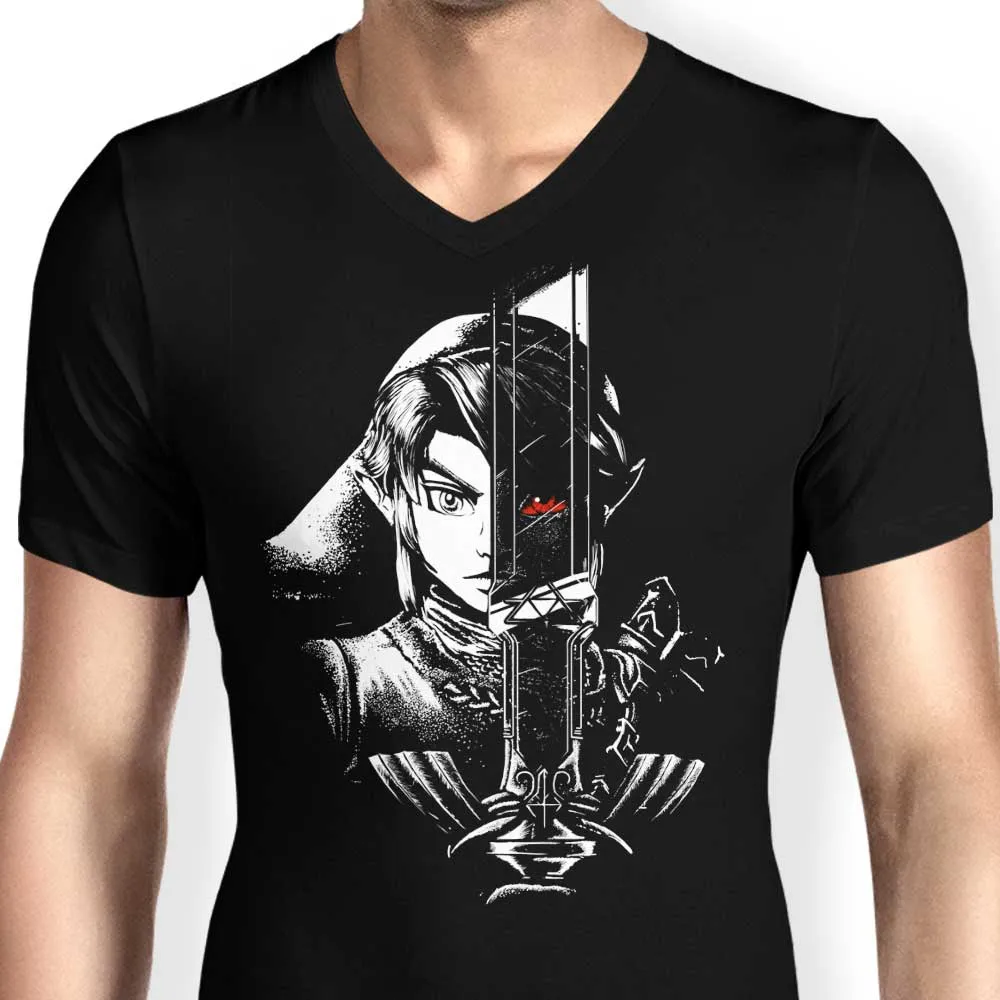 A Hero's Dark Reflection - Men's V-Neck