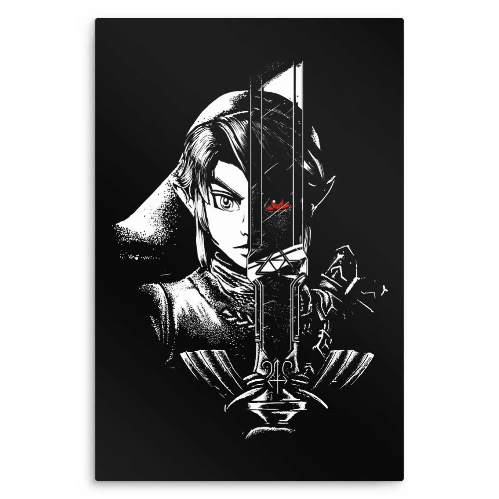 A Hero's Dark Reflection - Metal Print