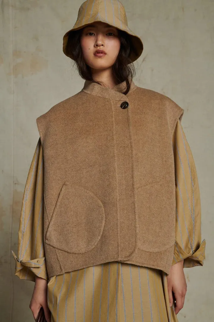 Adeline Jacket in Heathered Beige