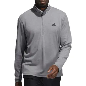 adidas 3 Stripe 1/4 Zip Midlayer - Grey Three