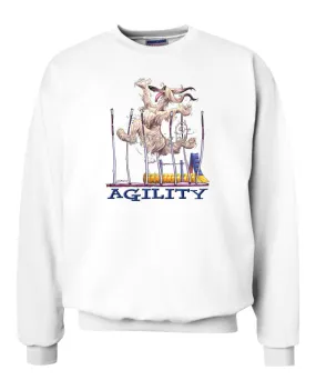 Afghan Hound - Agility Weave II - Sweatshirt