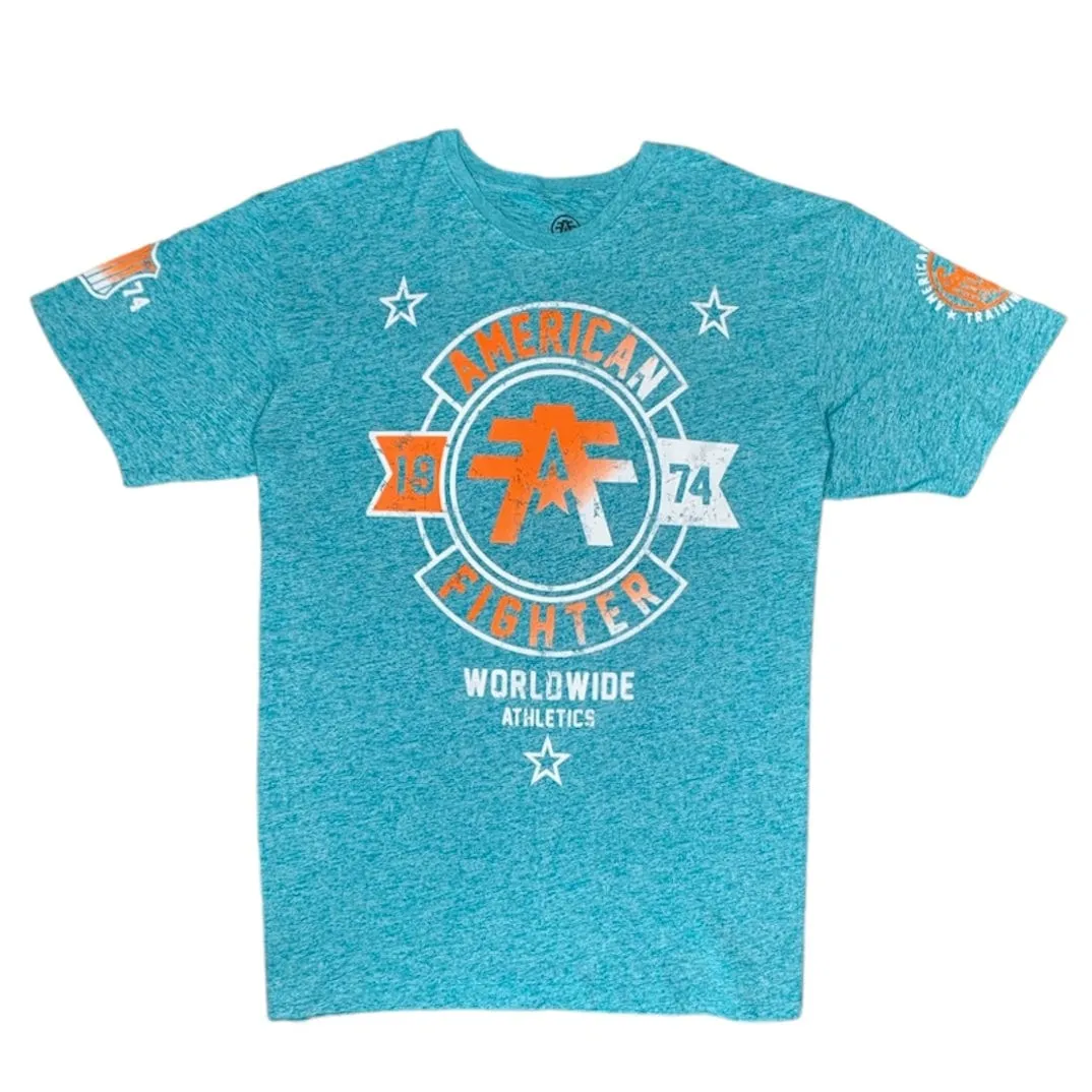 American Fighter Silver Lake Tee (Crystal Blue) - FM4986