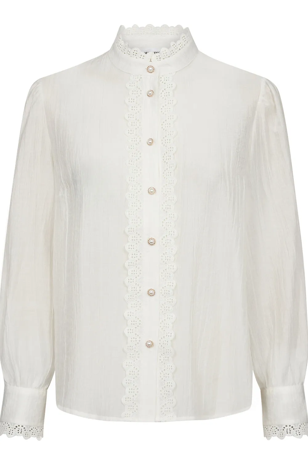 Angie Anglaise Shirt 35600 | White | Skjorte fra Co'couture