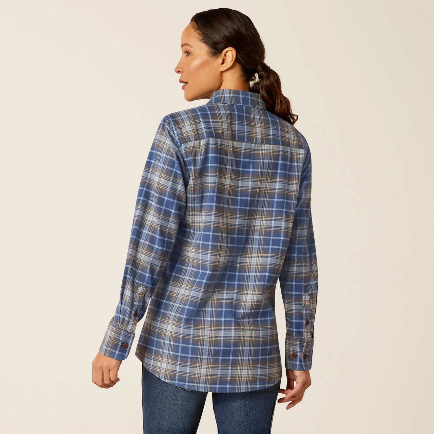 Ariat Women's Rebar Flannel Button-Down Work Shirt