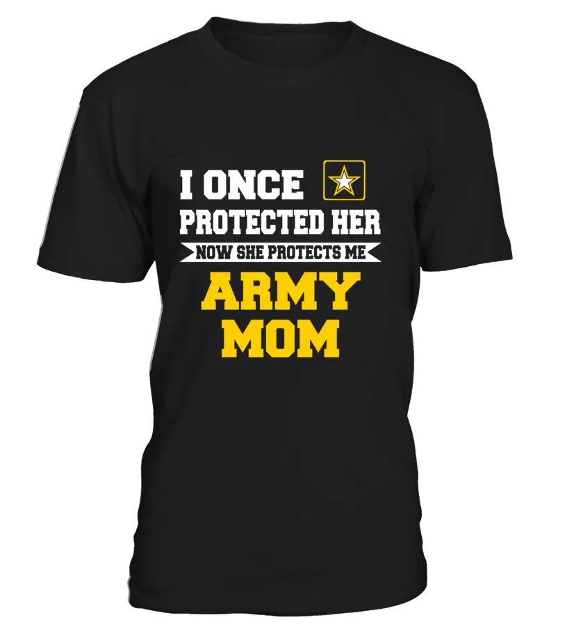 Army Mom Daughter Once Protect T-shirts