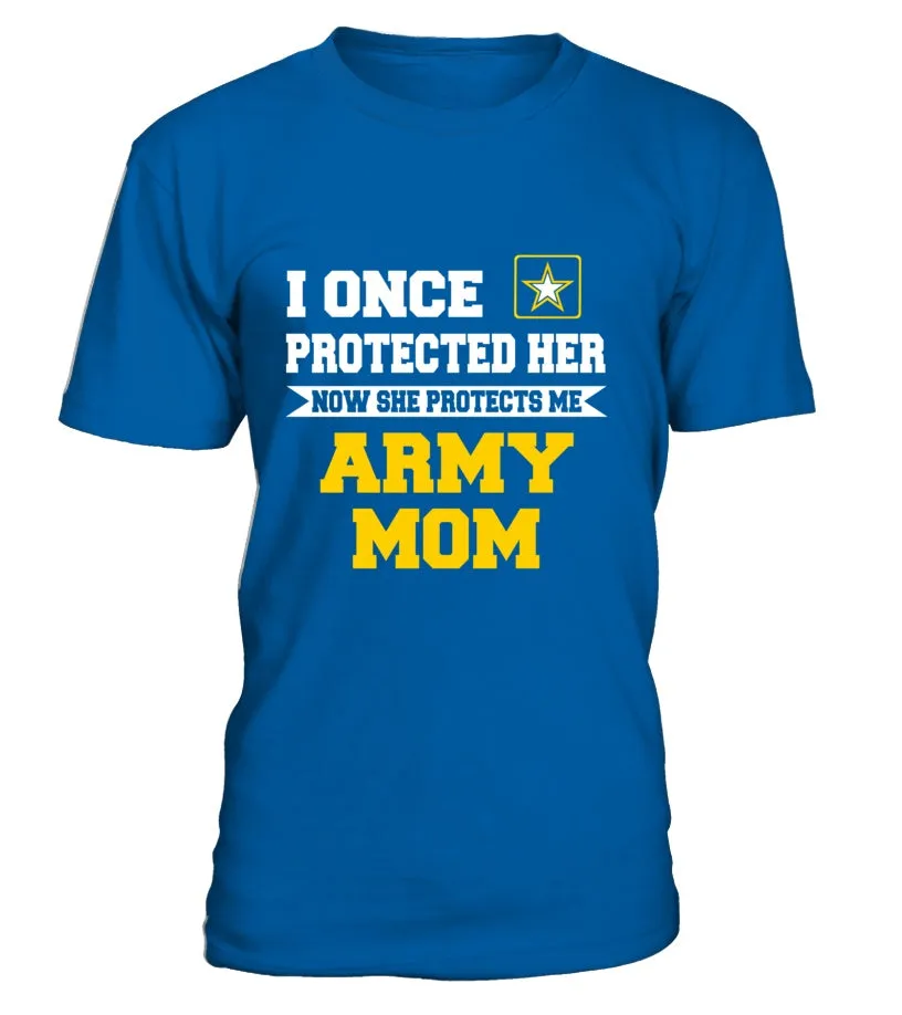 Army Mom Daughter Once Protect T-shirts