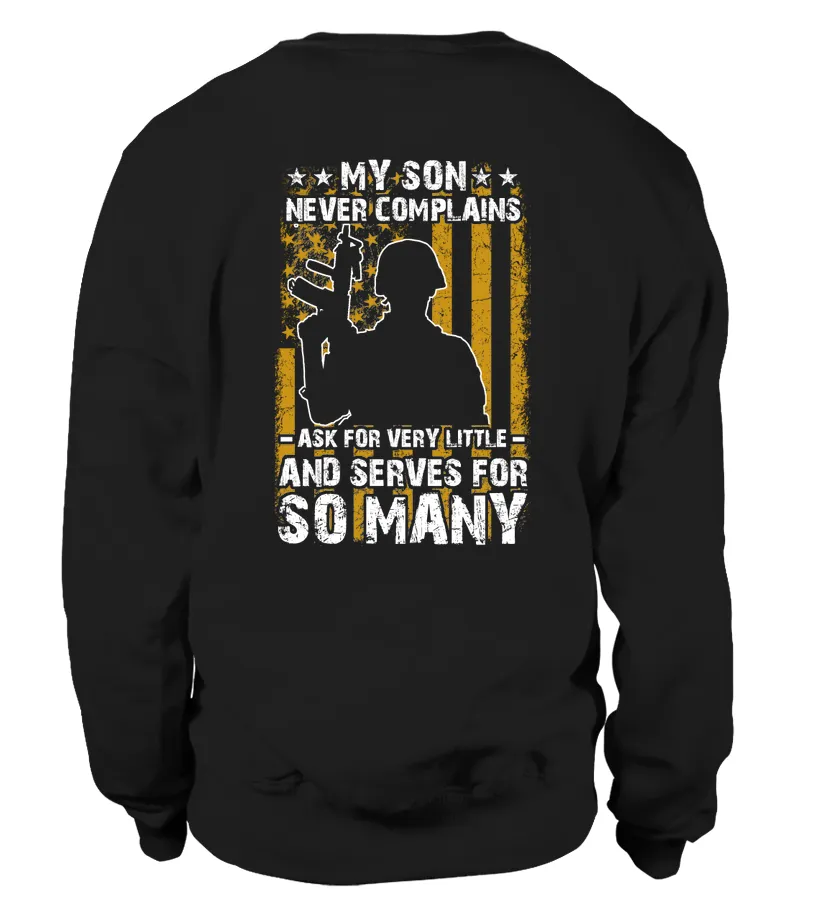 Army Mom Never Complains T-shirts