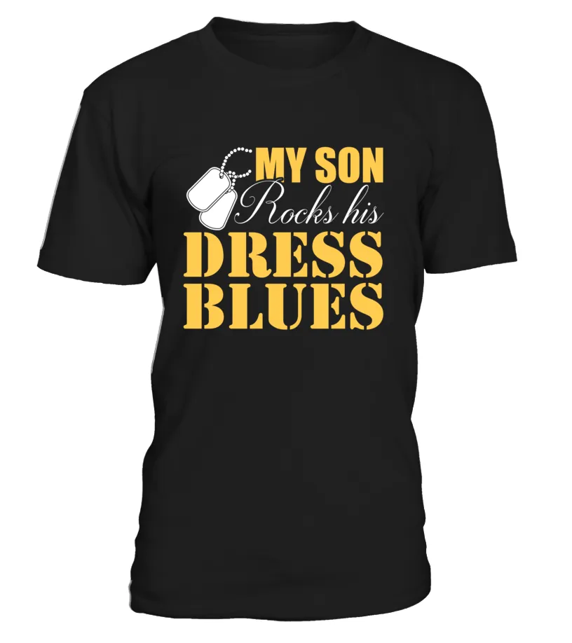 Army Mom Rocks Dress Blues T-shirts