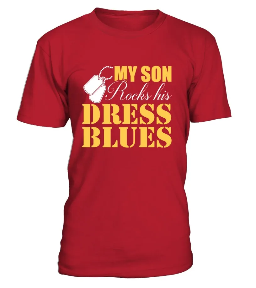 Army Mom Rocks Dress Blues T-shirts