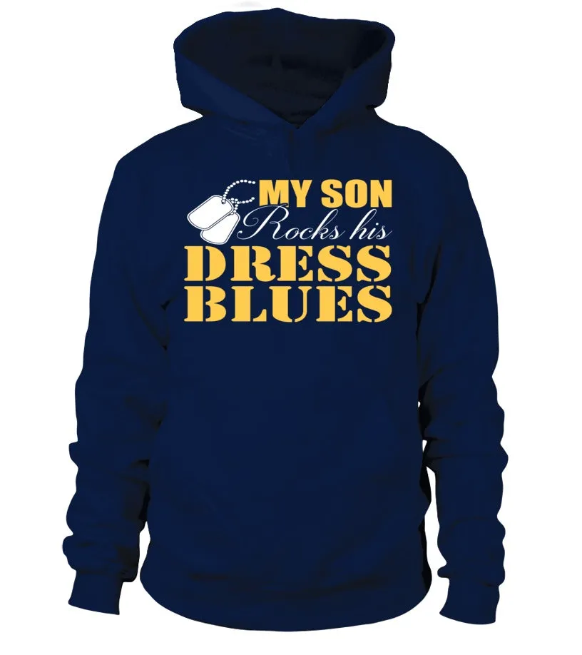 Army Mom Rocks Dress Blues T-shirts