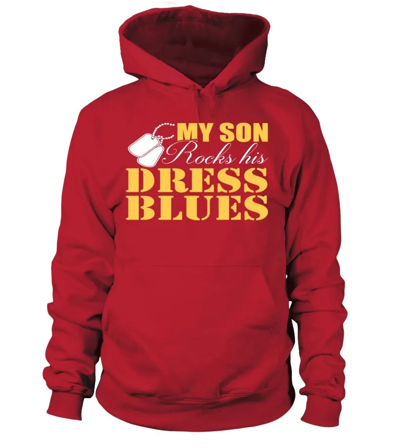 Army Mom Rocks Dress Blues T-shirts