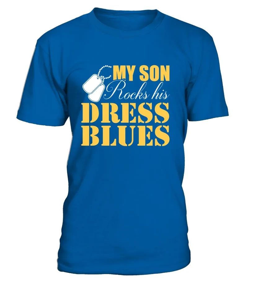 Army Mom Rocks Dress Blues T-shirts