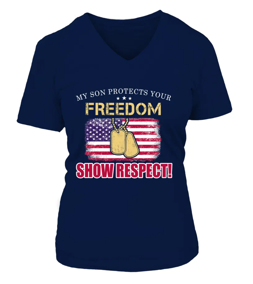 Army Mom Show Respect T-shirts