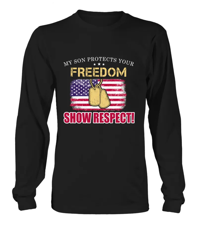 Army Mom Show Respect T-shirts