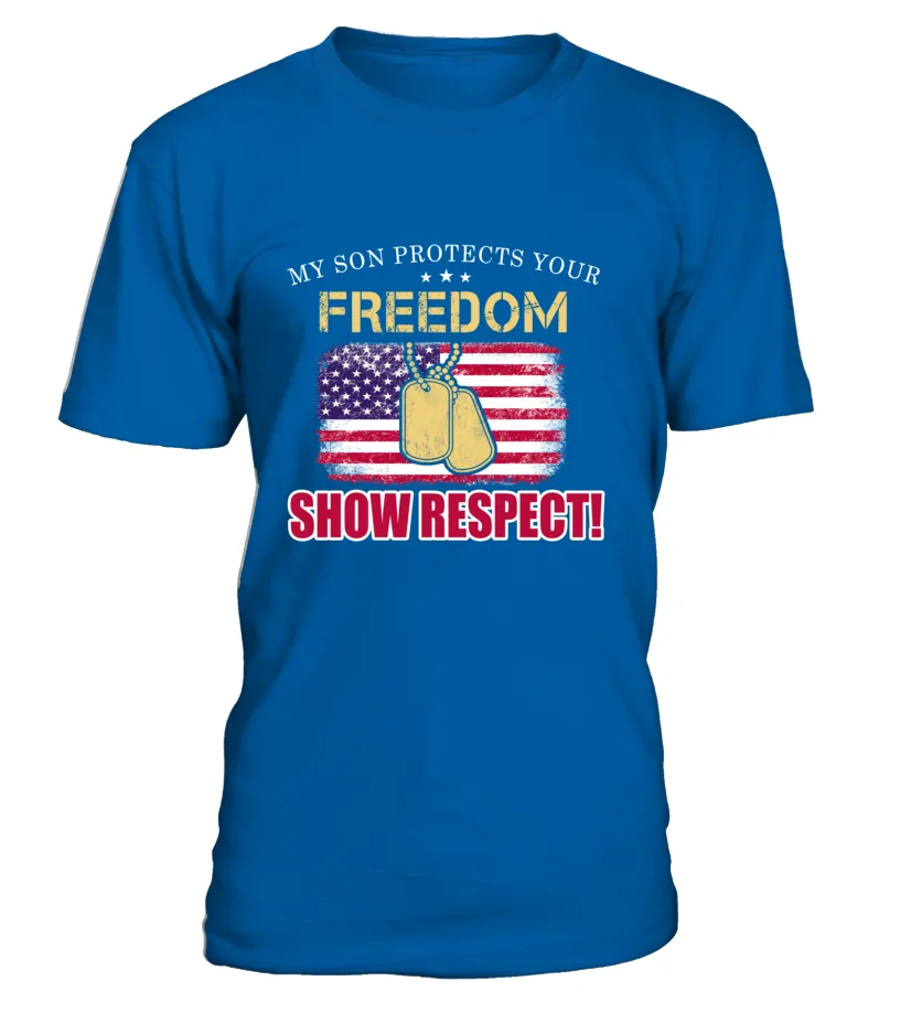 Army Mom Show Respect T-shirts