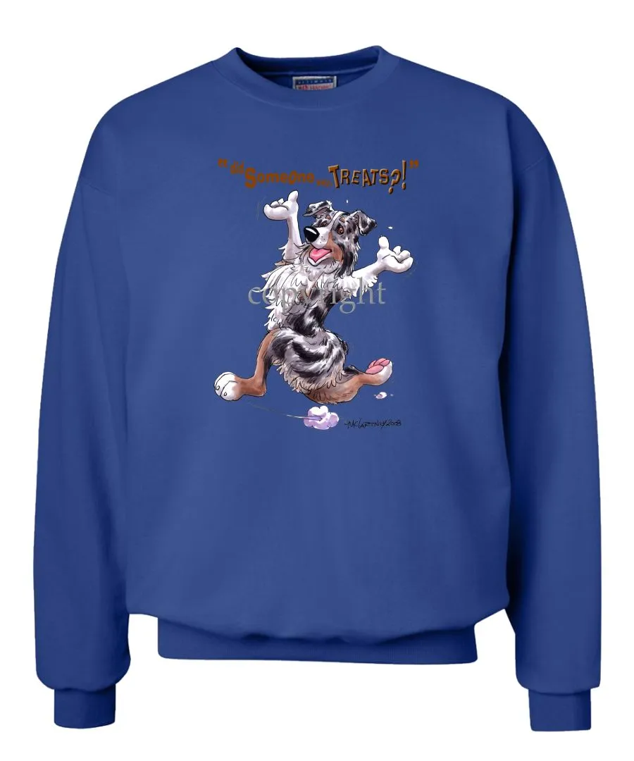 Australian Shepherd  Blue Merle - Treats - Sweatshirt