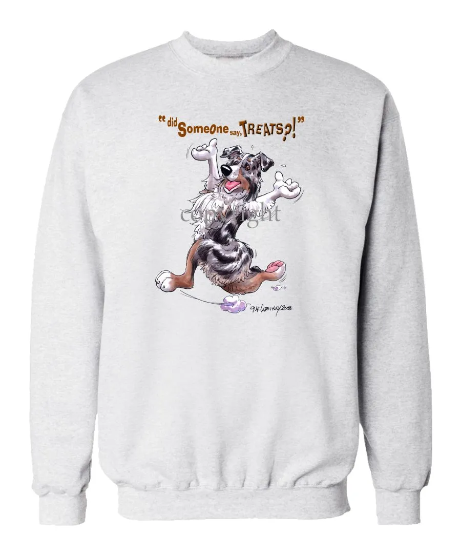 Australian Shepherd  Blue Merle - Treats - Sweatshirt