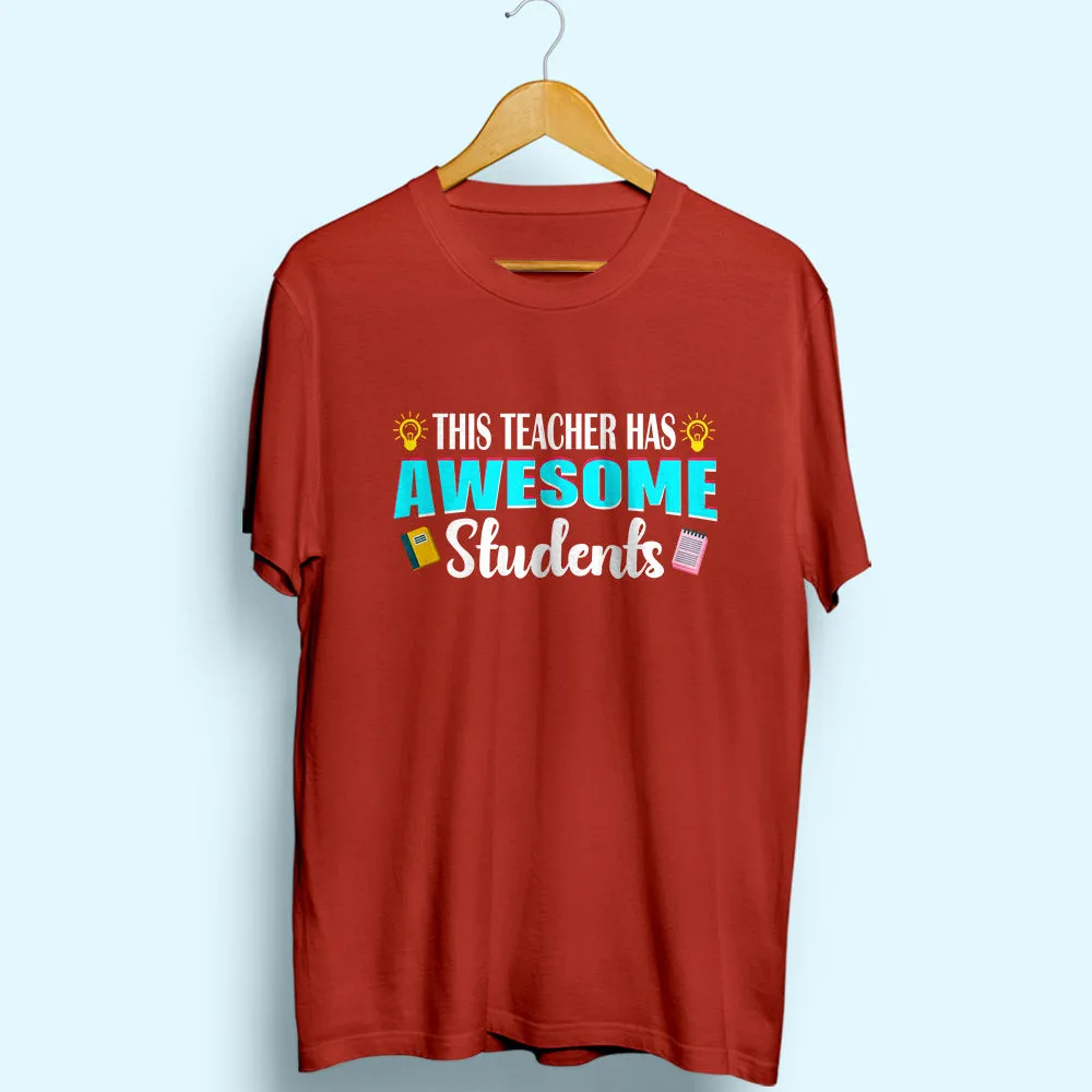 Awesome Students Half Sleeve T-Shirt