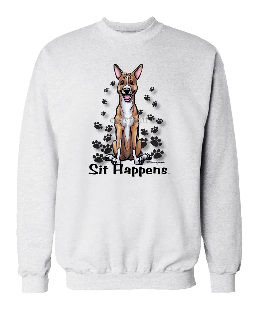 Basenji - Sit Happens - Sweatshirt