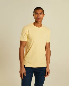 Basic Caden O Neck Tee Lemon Sorbet