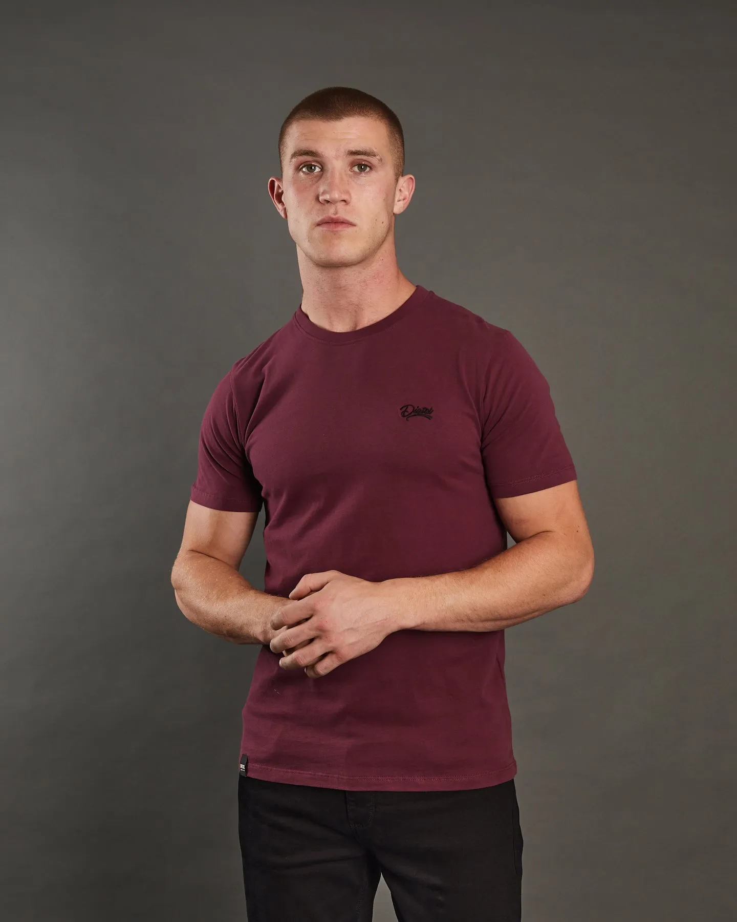 Basic Caden O Neck Tee Wine Port