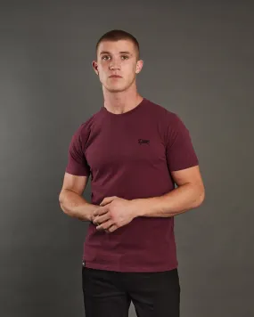 Basic Caden O Neck Tee Wine Port