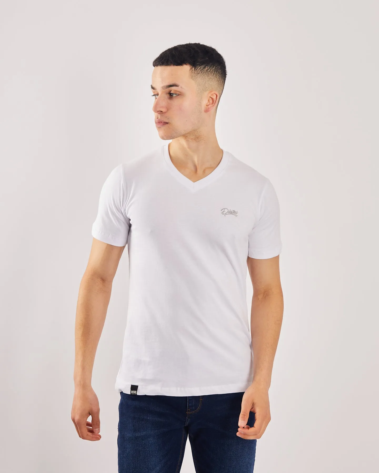 Basic Oakley V Neck Tee Optic White