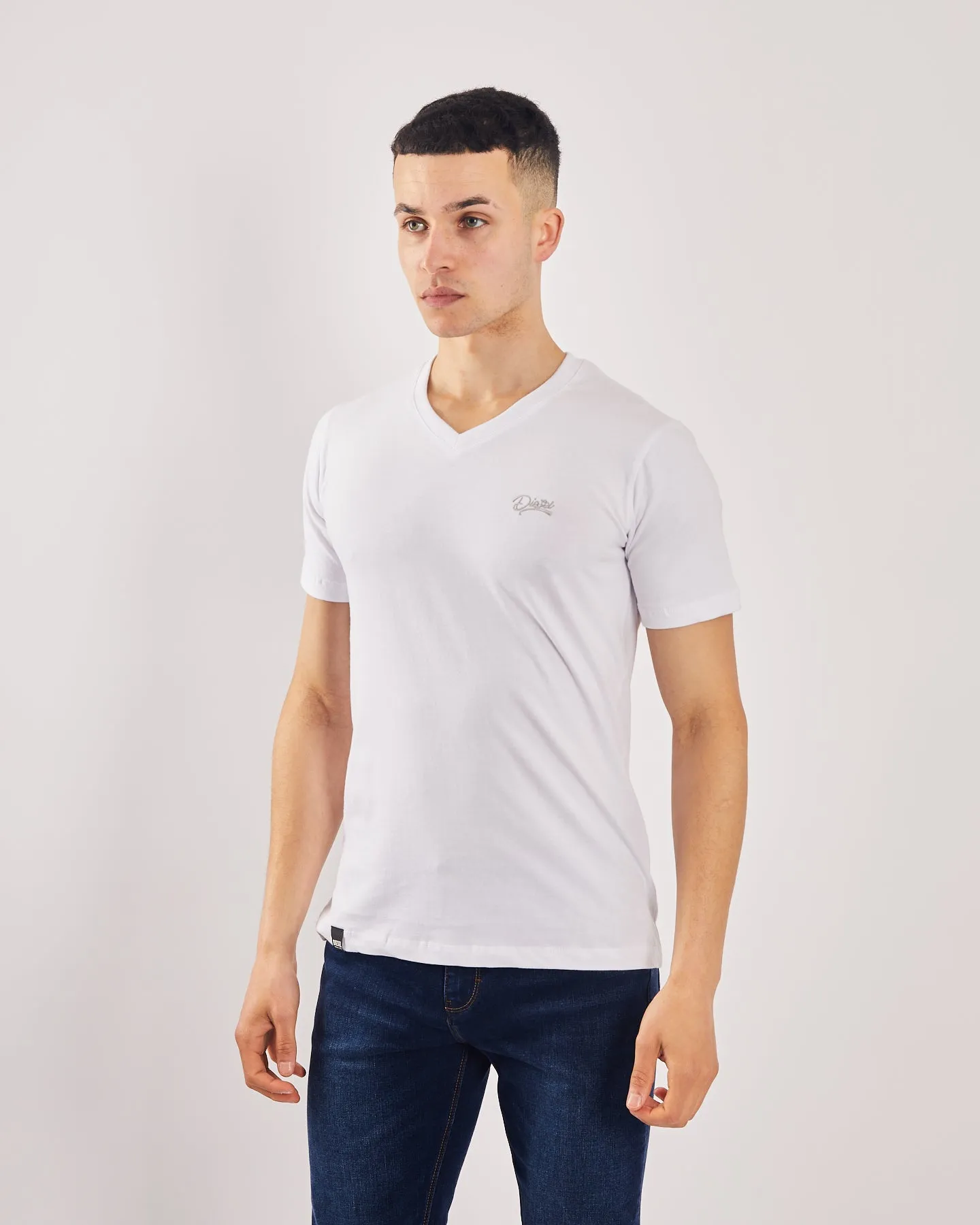 Basic Oakley V Neck Tee Optic White