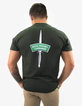 Basic Royal Marines Commando Dagger and Flash T-Shirt