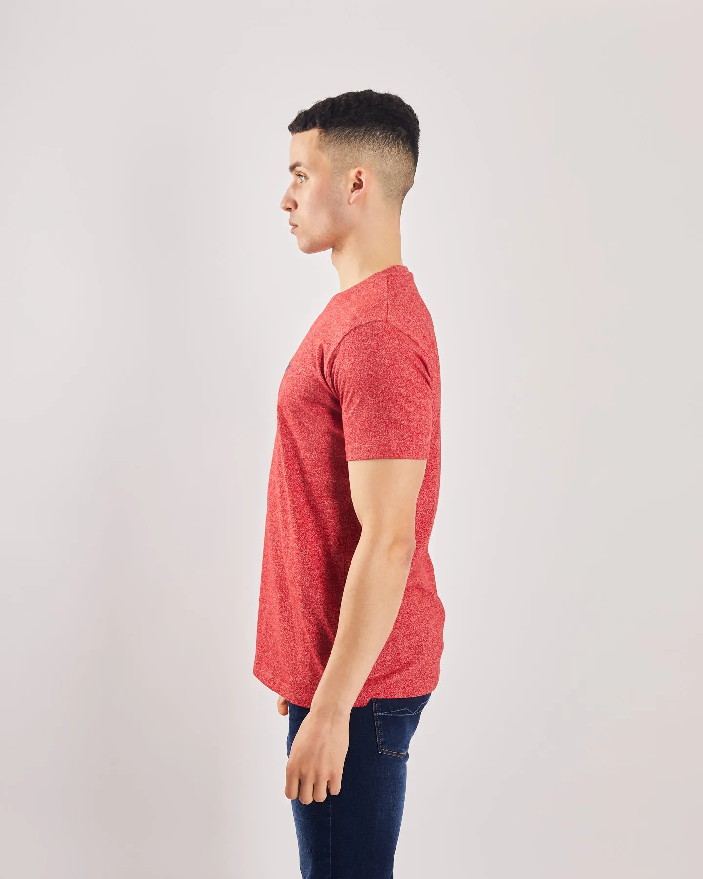 Basic Sky O Neck Tee Barbados Cherry