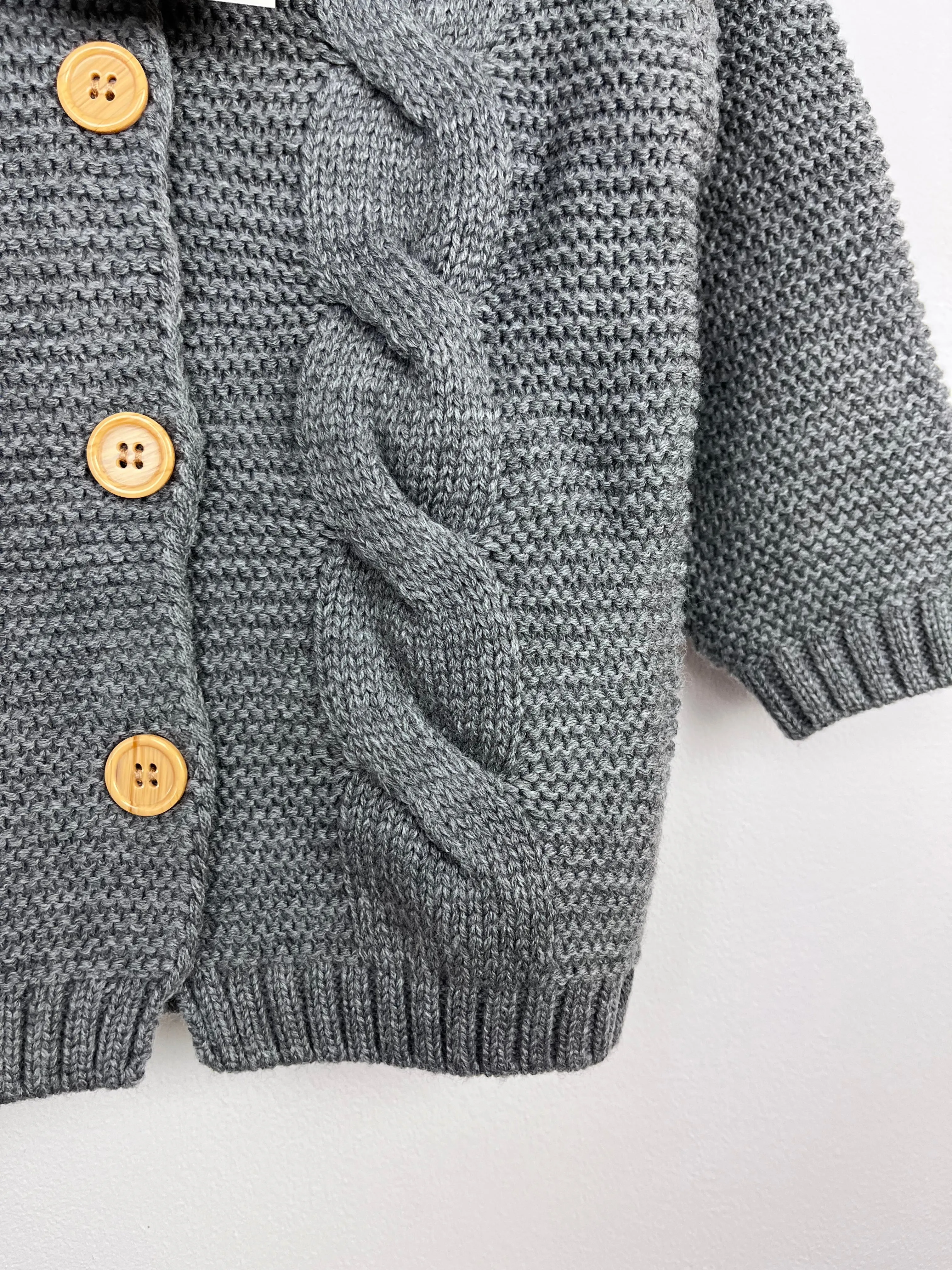 Beacon London Knitted Jacket - Grey