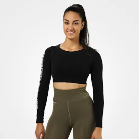 Better Bodies Bowery Cropped LS - Black