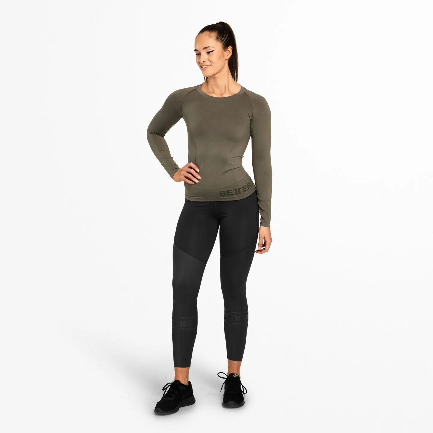 Better Bodies Nolita Seamless LS - Wash Green