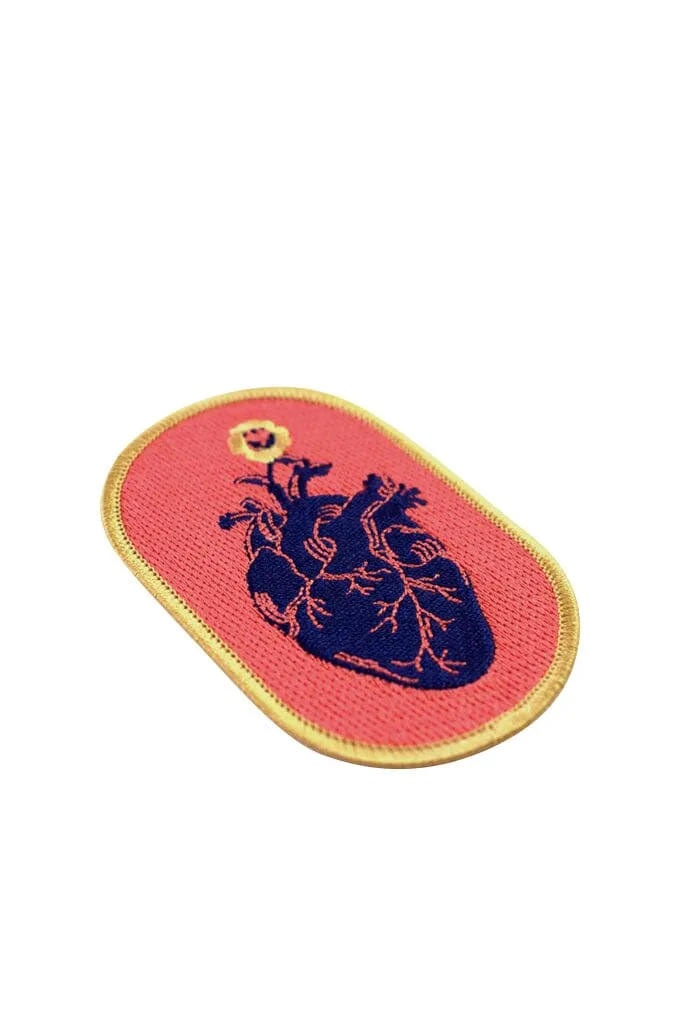 Black Heart Patch (3.65 " Tall)