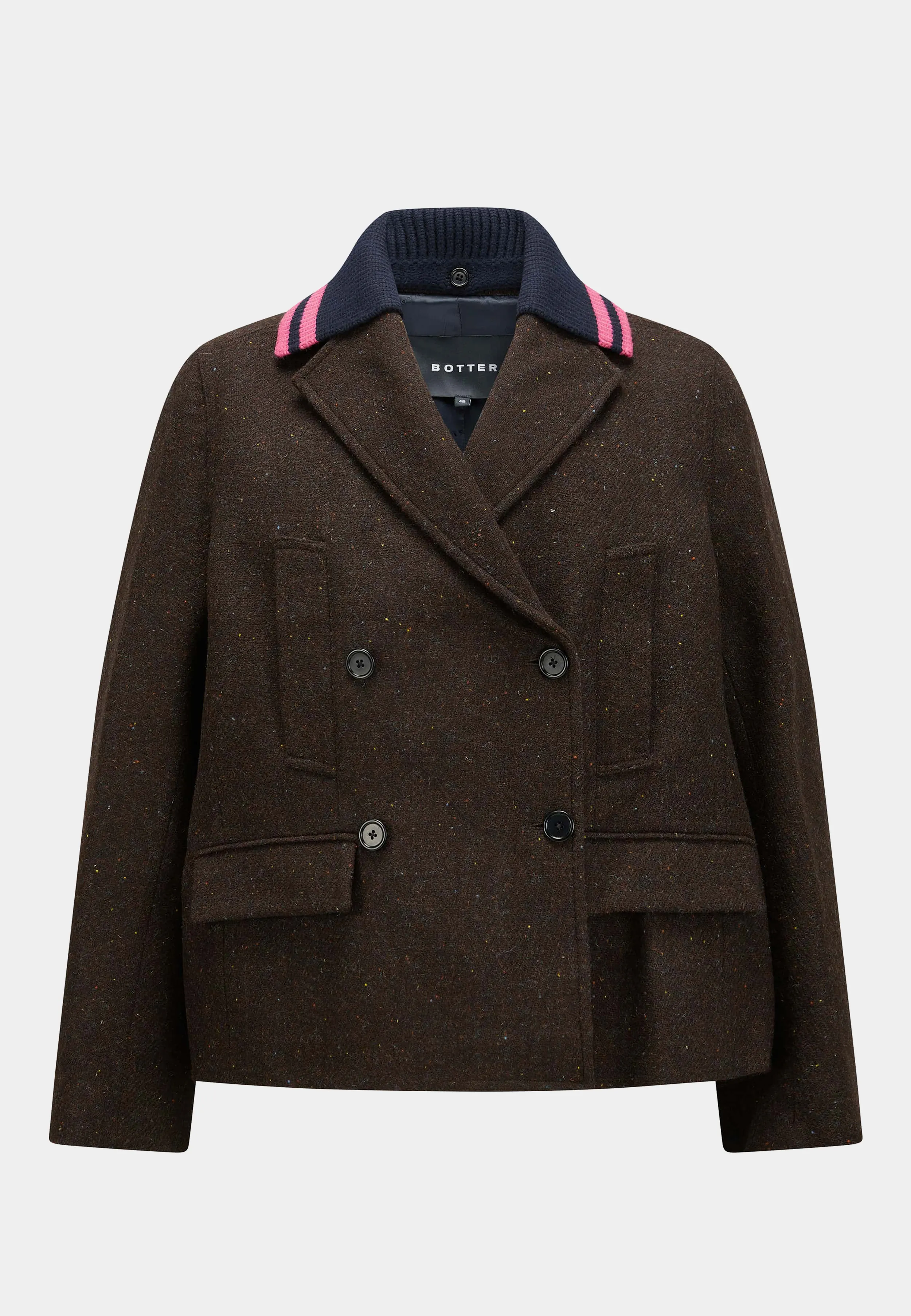 Botter Pea Coat With Dive Closure Chocolate