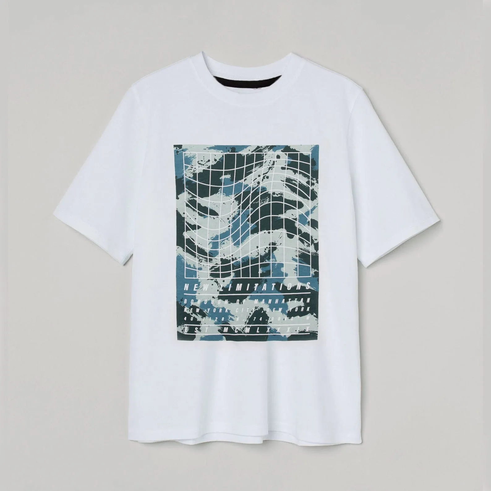 BOY'S NEW LIMITATIONS WHITE TEE SHIRT