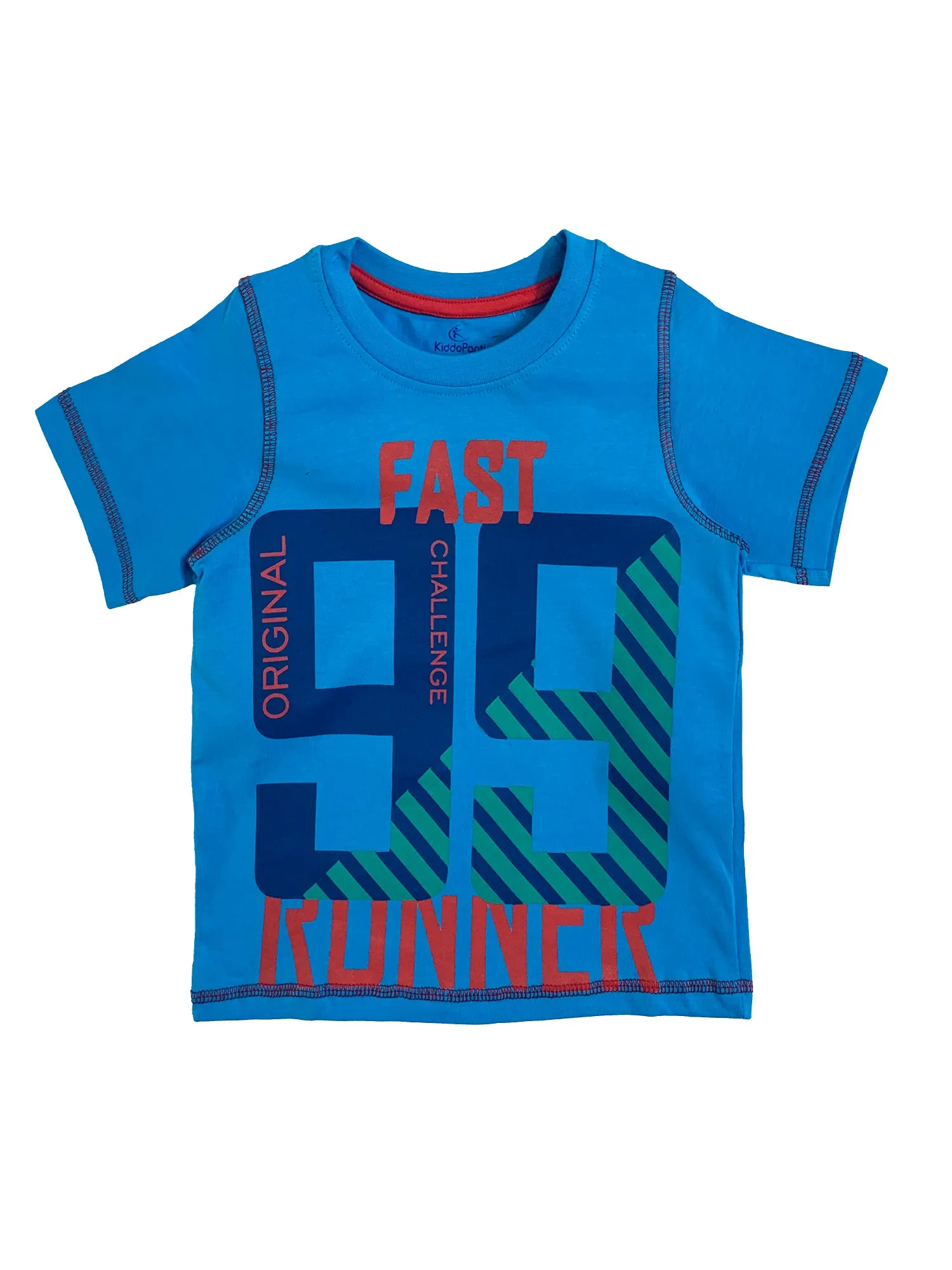 Boys Round Neck Half Sleeve Tee Pack of 5