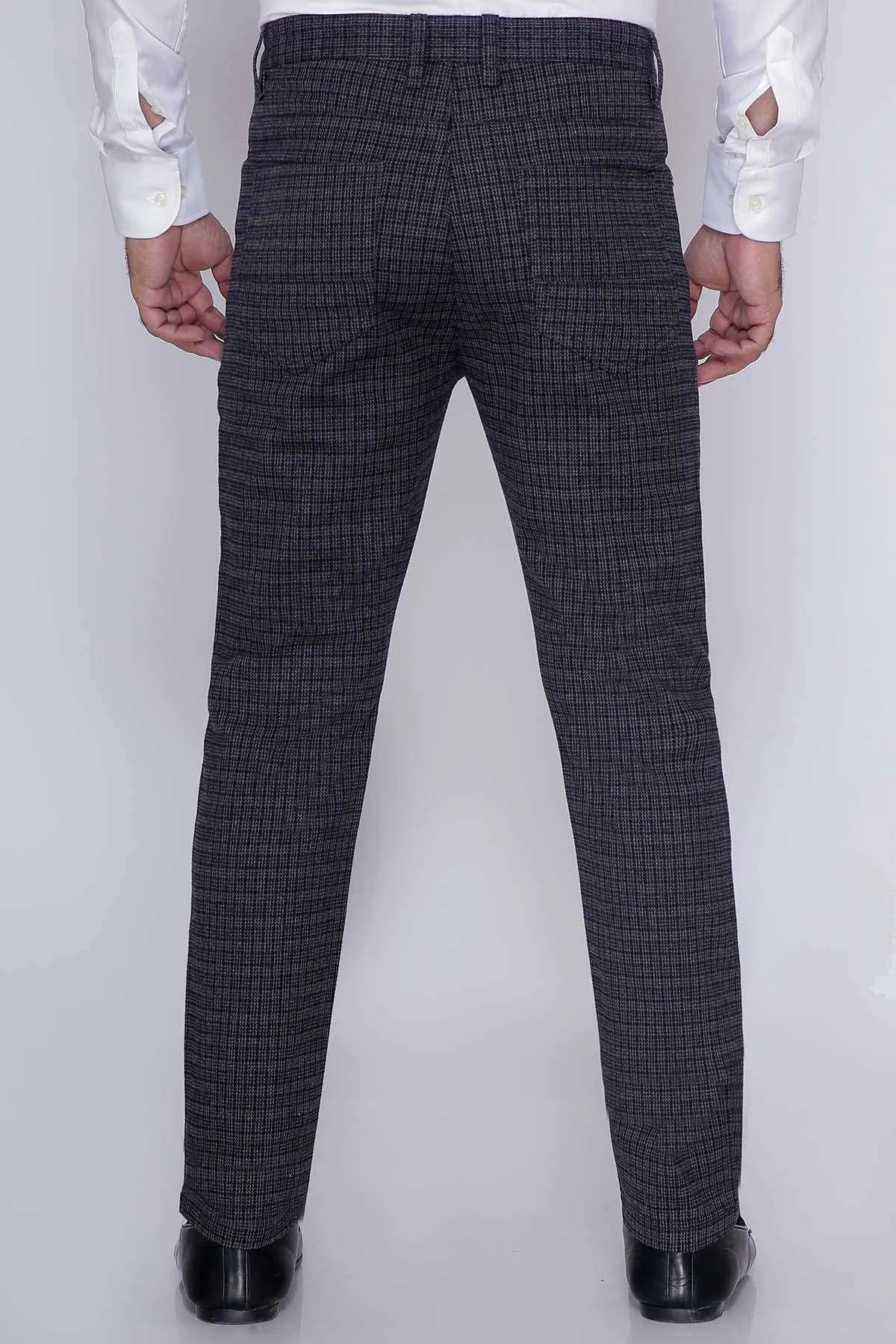 C PANT 5 POCKET SLIM FIT BLACK GREY