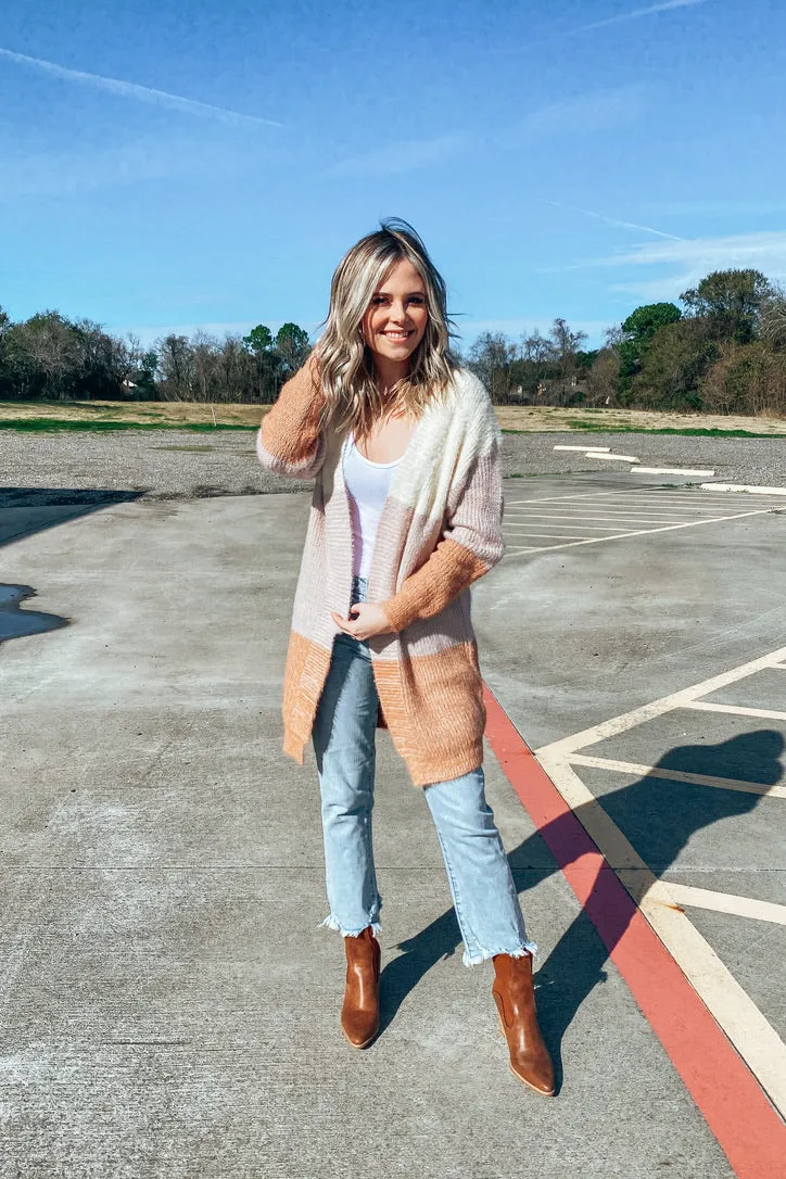 Cali Sunsets Color Block Cardigan | FINAL SALE