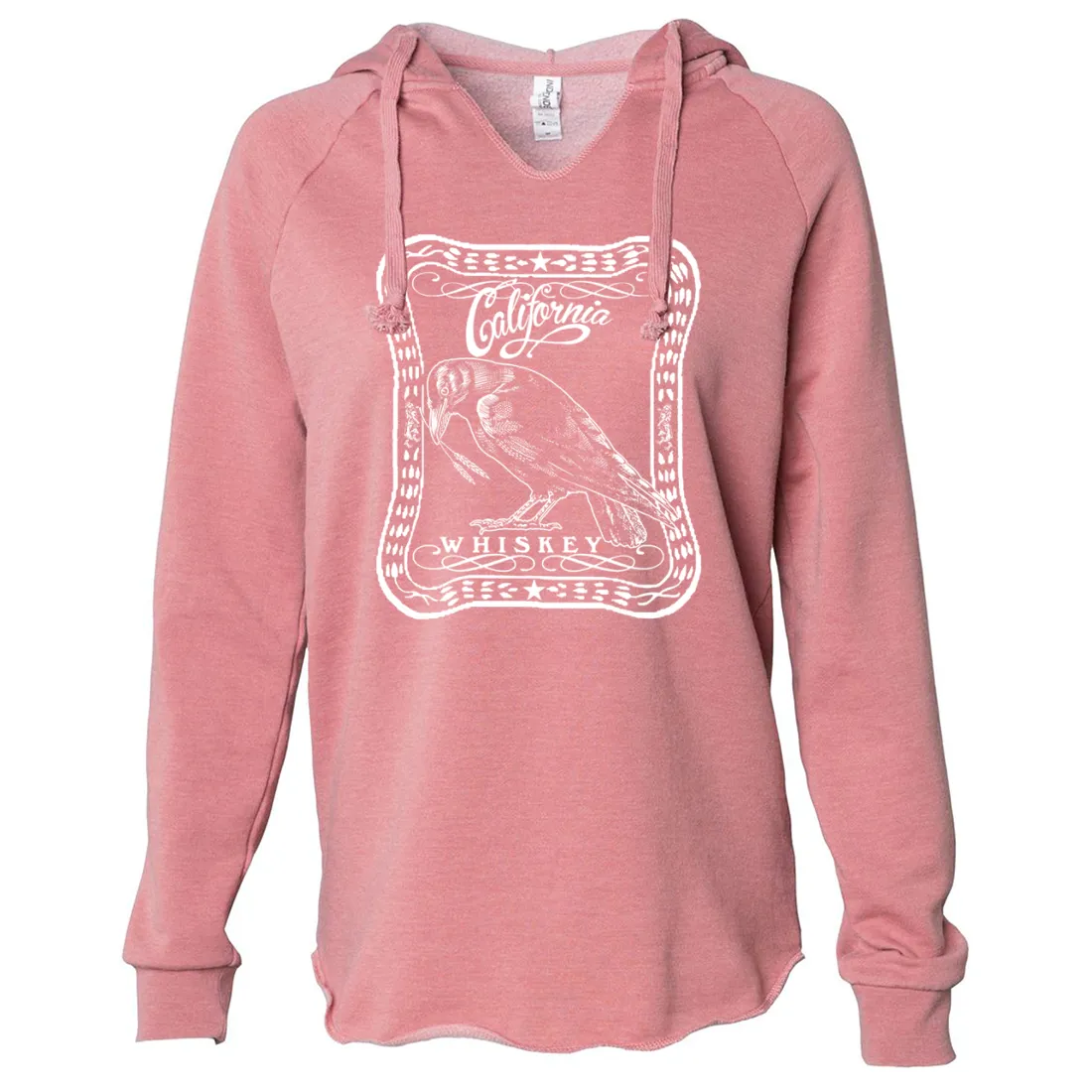 California Crow Whiskey Women's Soft Hooded Pullover