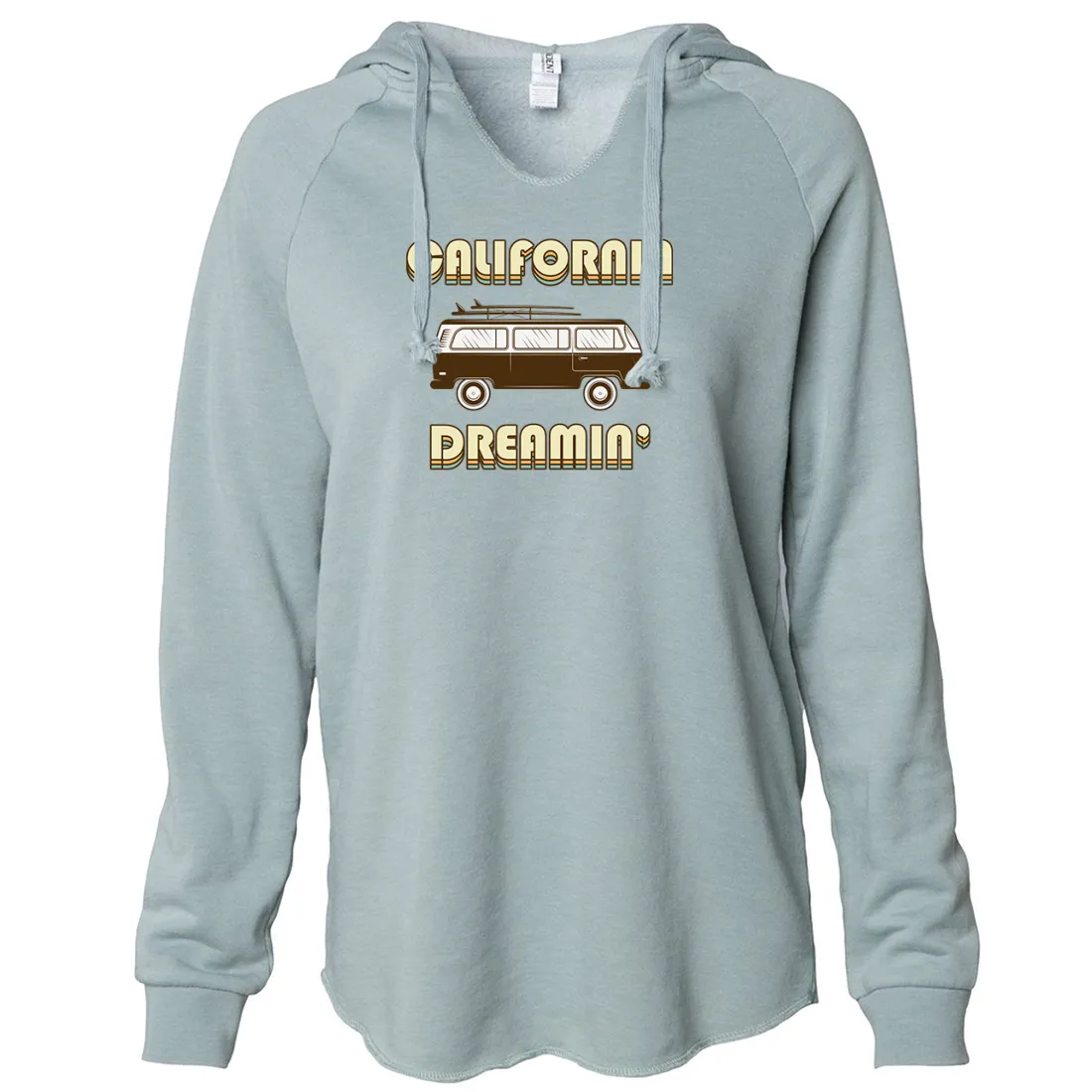 California Dreamin' Van Women's Soft Hooded Pullover