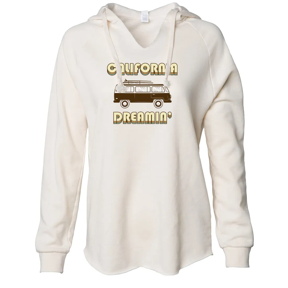 California Dreamin' Van Women's Soft Hooded Pullover