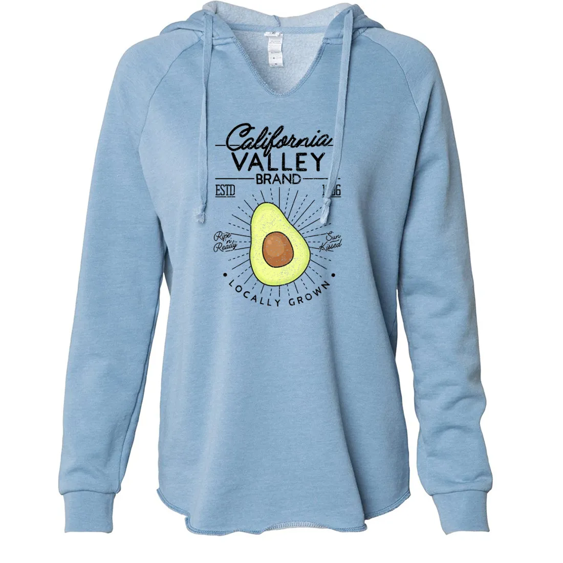 california grown avocado Women's Soft Hooded Pullover