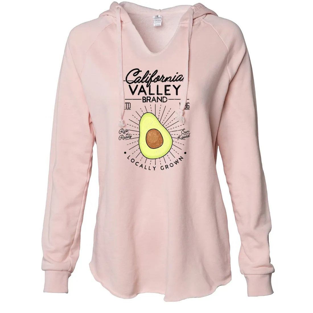 california grown avocado Women's Soft Hooded Pullover